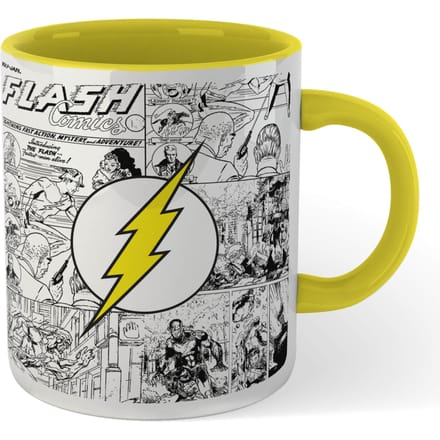 The Flash Comic Mug - Yellow