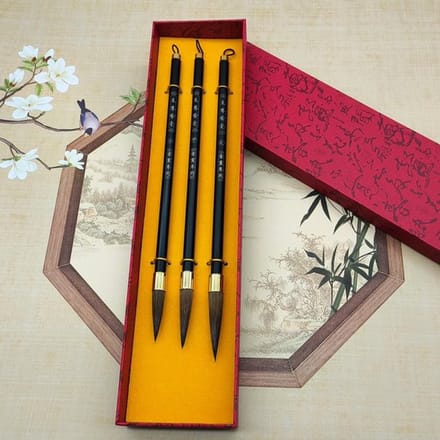 Dailygoods- Kalligrafiekwasten Elegant Verpakt - Chinese