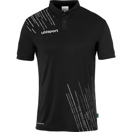 Uhlsport Score 26 Polo Kinderen - Zwart / Wit | Maat: 152