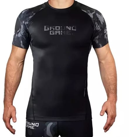 Ground Game 4.0 - Rashguard - Camo - Kort Mouw - L
