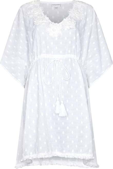 Kaftan Pastunette Beach - Wit - One Size