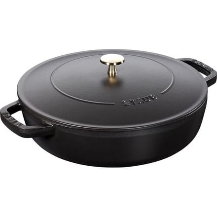 Staub Hapjespan Chistera - Zwart - ø 28 cm / 3.7 liter