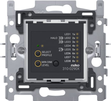 Niko - Sokkel drukknopdimmer universeel 2-DRAADS 3-300W - 310-02900