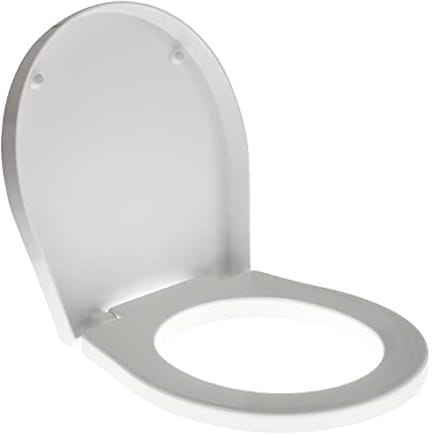 Hetebestendige Wit WC-bril met RVS Scharnieren en Soft Close
