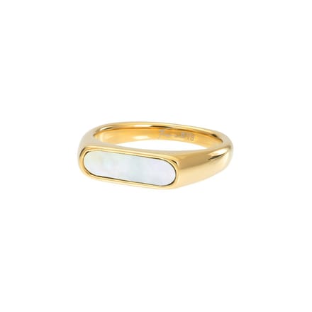 Fame-Luna Square-Goudkleurig-Dames Ring