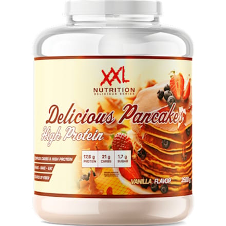 XXL Nutrition - Delicious Pancakes - Vanille - Eiwitpannenkoeken - 1000 g