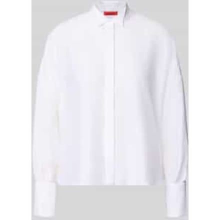 Regular fit blouse met lange mouwen van lyocellmix model 'ADESSO'