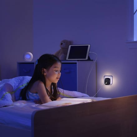 LEDVANCE LUNETTA EDGE plug-in nachtlamp, 0,35W, 10lm