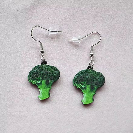 Oorbellen Broccoli
