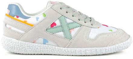 Munich Mini Goal 1627 Schoenen Wit,Grijs EU 36 Kinderen