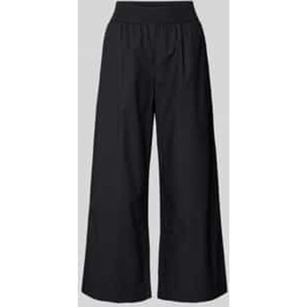Wide leg culotte met elastische band