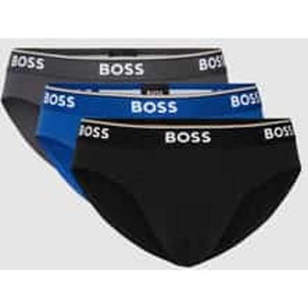 HUGO BOSS Power briefs (3-pack) - heren slips - blauw - navy - grijs