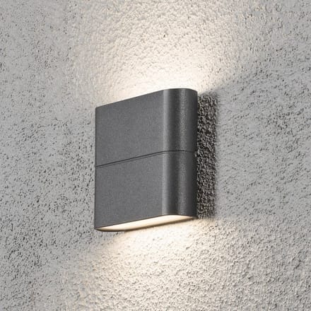 Konstsmide Chieri Spotlamp Buiten S - 2-lichts LED - 3000K - IP54 - Antraciet