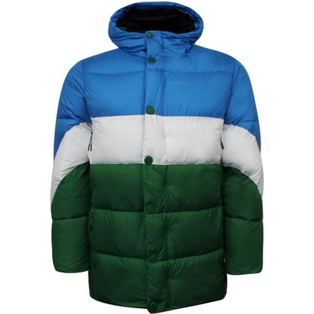 Hunter Original Puffer Heren Blauw/Groen Jas