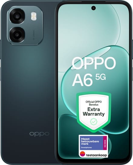 OPPO A6 5G 6+256GB Sapphire Black - Extra Garantie