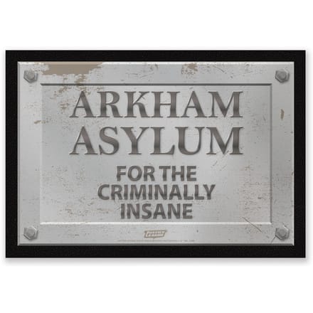 DC Comics Arkham Asylum Entrance Mat