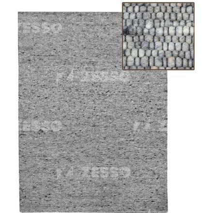 Vilkas Wollen Vloerkleed 170 cm x 230 cm Ordos Smoked