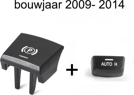 Auto Parking- Handremknop - Handrem P Key Button + AUTO H geschikt voor BMW 5/6 Serie 2009-2014