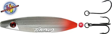 Jenzi Seatrout III inliner lepel | 21 gram | Silver - red tail