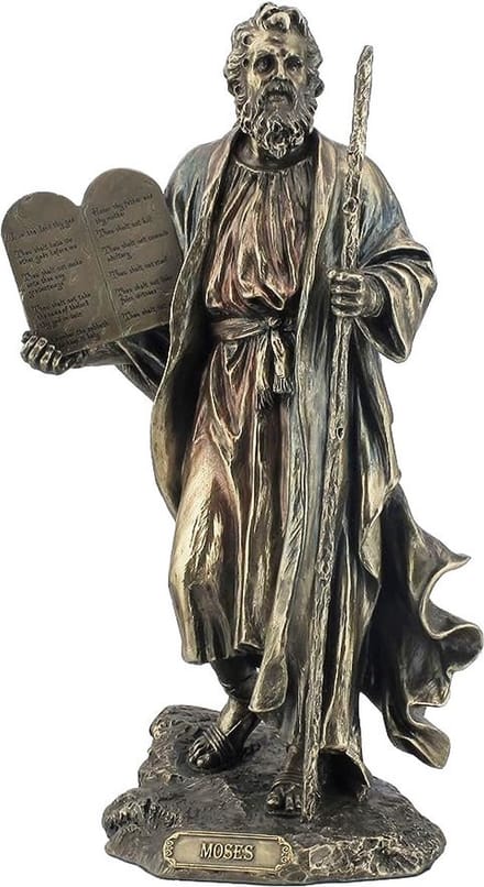 Veronese Design - Mozes Tien Geboden - (hxbxd) ca. 24,5cm x 11cm x 8,5cm