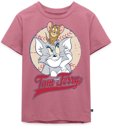 Tom En Jerry Baseball Premium T Shirt Kinderen