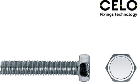 Schroefdoos CELO 5 x 50 mm M5 x 60 mm Zeshoekig Verzinken (200 Stuks)