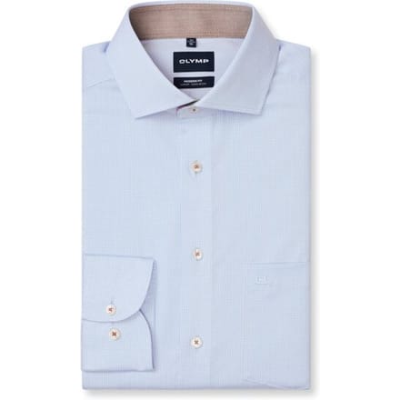 OLYMP Luxor Overhemd, Modern Fit, Royal Kent, Bleu