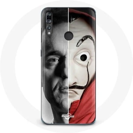Hoesje voor Huawei p30 lite Berlin La casa de papel Berlin Mask Split