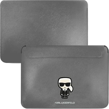 Karl - Lagerfeld - Sleeve KLCS16PISFG - 16 - zilver/zilver - Saffiano - Ikonik - Karl