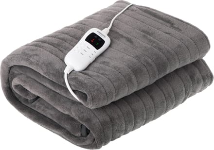 Top Choice - Elektrische verwarmingsdeken met timer ( super soft ) 1 persoons