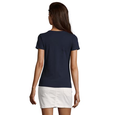 SOLS Dames/Dames Imperial V Hals T-shirt (Franse marine)