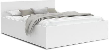 2 persoonsbed - lits-jumeaux 180x200 cm - Grenenhout & meubelpanelen - wit