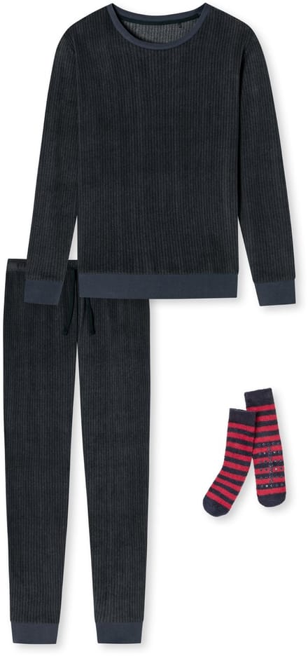 Schiesser – Supersoft - Pyjama – 175764 – Assorted Grey – Maat XL