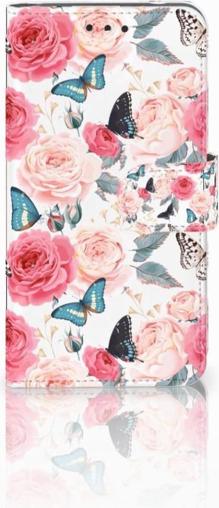 Nokia 2 Hoesje Butterfly Roses