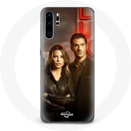 Case voor Huawei P30 Pro Chloe Decker en Lucifer Morningstar