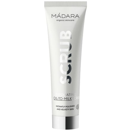 MÁDARA Oil-To-Milk Scrub 60ml - exfoliant – verwijdert dode huidcellen