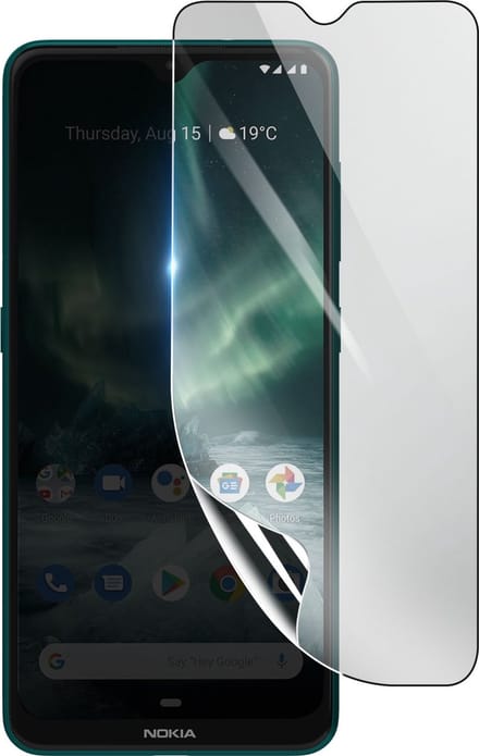 3mk, Geschikt voor Nokia 7.2, Schokbestendige Hydrogel Screenprotector, Transparant