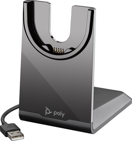HP Poly Voyager 4320 UC Stereo On Ear headset – Bluetooth – Zwart – Noise Cancelling