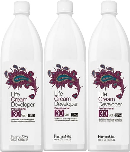 3 stuks Farmavita Peroxide 9 % ( 1000 ml ) SALE !!