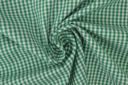 Ruitjesstof - Donkergroen 2,5mm ruit - 1 meter - Per meter - 150cm breed