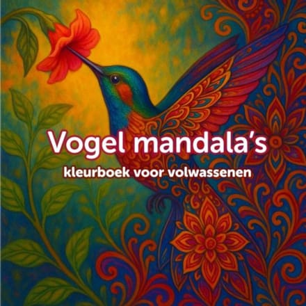 Mandala Vogel Kleurboek Voor Volwassenen - Koekoek Kinderboek