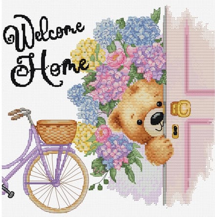 Borduurpakket Luca-S - Welcome Home - Welkom Thuis B1433