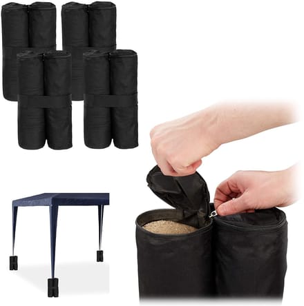 Partytent gewichten - set van 4 - waterdicht Oxford-materiaal