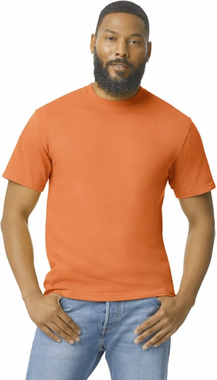 Gildan Heren-T-shirt Softstyle Midweight GI65000 - orange - 3XL