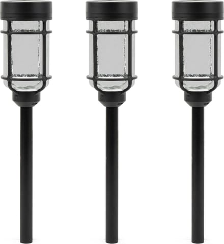 Luxform - 3x Solar Tuinlamp - Catala - 6 Lumen - Set van 3 stuks