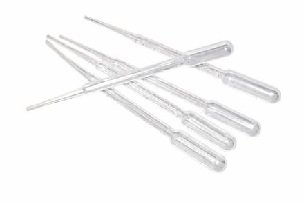 Kunststof pipetten - Druppelteller - Plastic - 3ml - 5 Stuks