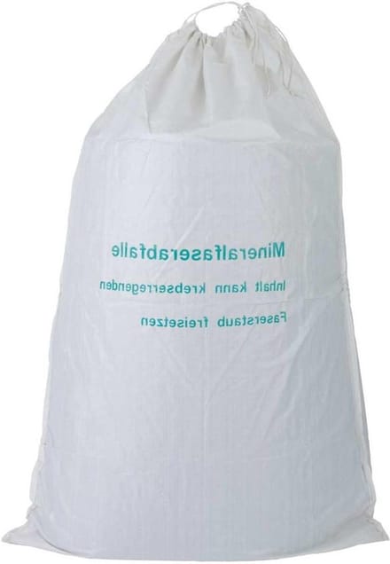 Afvalzakken Isolatiewol - Big Bag - Afval Verwerken - Gecoat Materiaal - 140x220cm - Wit