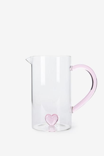 Sissy-Boy - Glazen karaf met roze hartje aan de binnenkant
