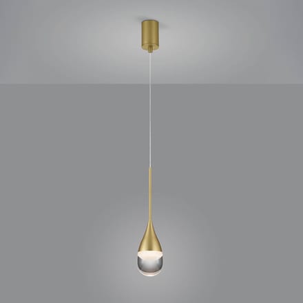 Helestra Deep LED hanglamp, mat goud