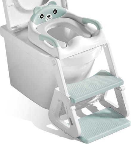 Kindertoiletbril met Trap en Antislip voor Zindelijkheidstraining